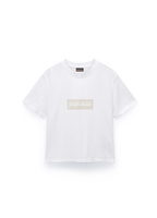 NAPAPIJRI T-SHIRT S-BOX LOGO SS BRIGHTWHITE - XS