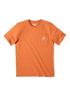 CARHARTT T-SHIRT K87 POCKET MARMALADE -XS